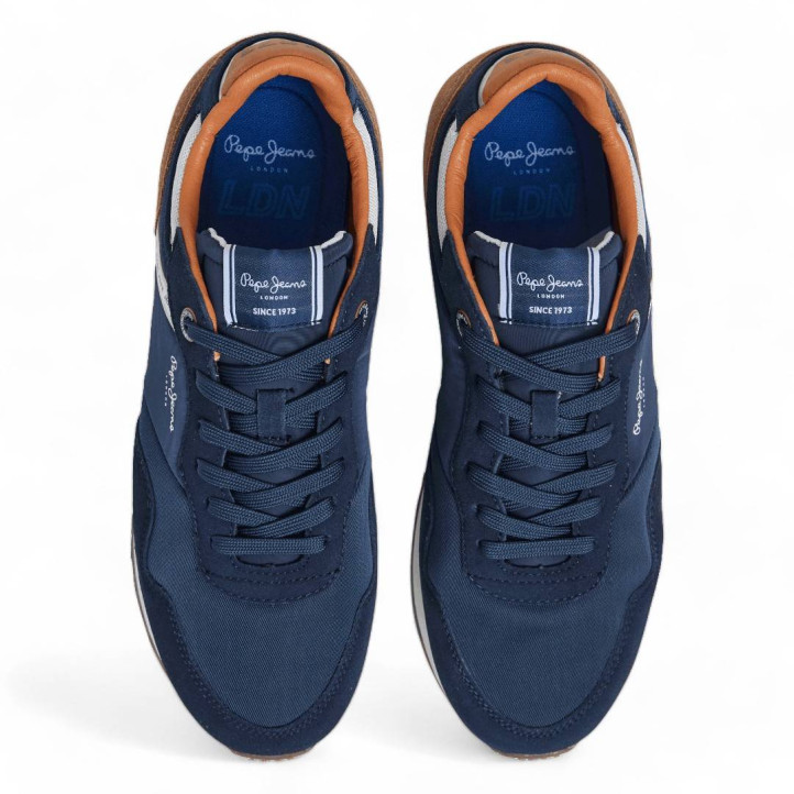 Zapatillas deportivas Pepe Jeans azules london brand - Querol online