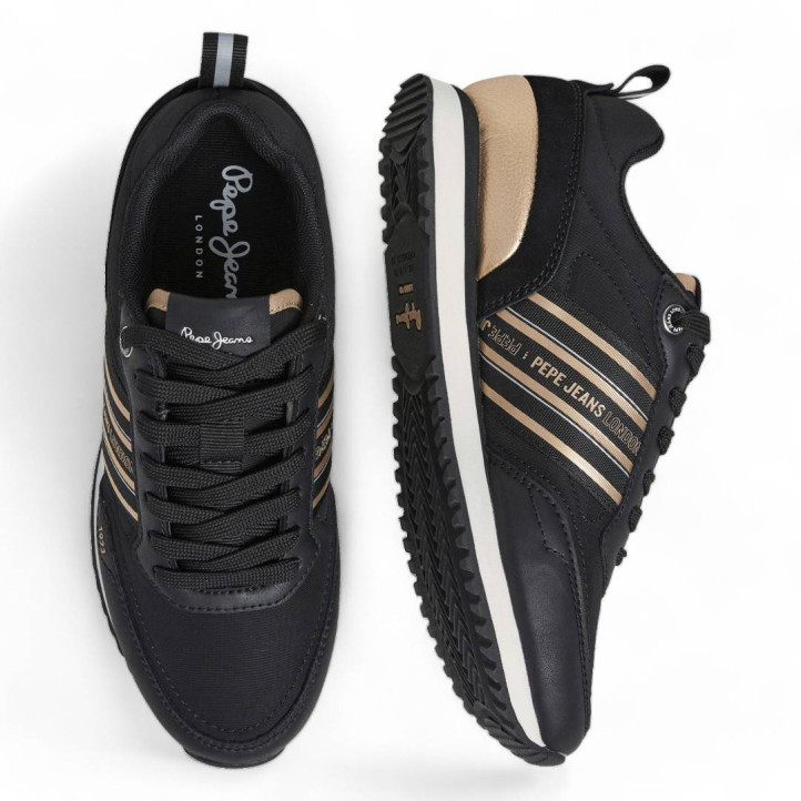 Zapatillas urban Pepe Jeans dublin city negras - Querol online