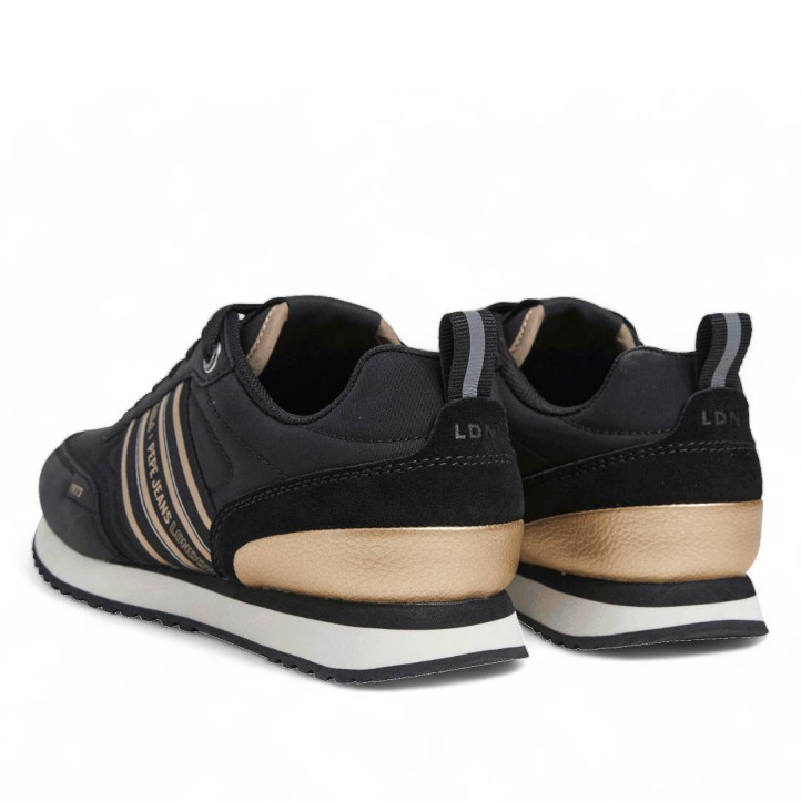 Zapatillas urban Pepe Jeans dublin city negras - Querol online