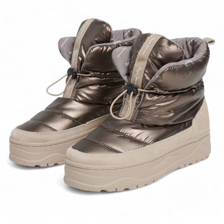 Botins plataforma Pepe Jeans kore metallic - Querol online