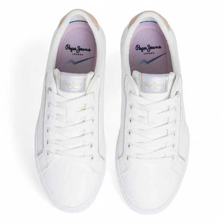 Zapatillas urban Pepe Jeans kenton sailor blancas - Querol online