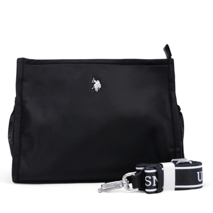 Bolso U.S. POLO ASSN. negro de hombro con tira intercambiable - Querol online