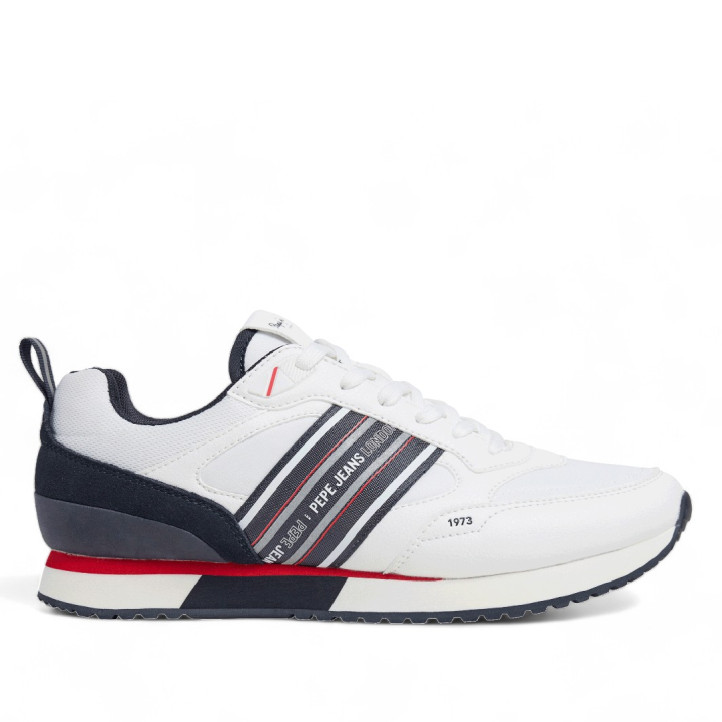 Zapatillas deportivas Pepe Jeans dublin young blancas - Querol online