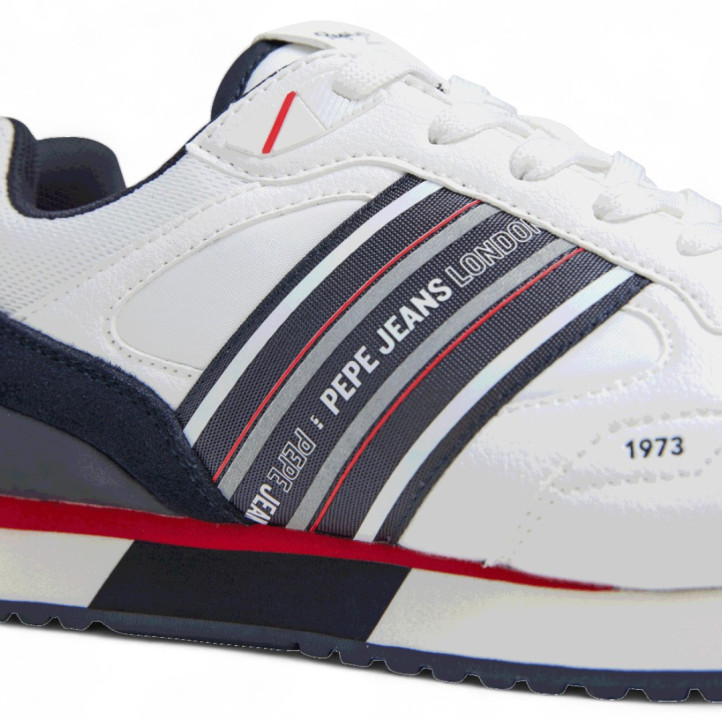 Zapatillas deportivas Pepe Jeans dublin young blancas - Querol online