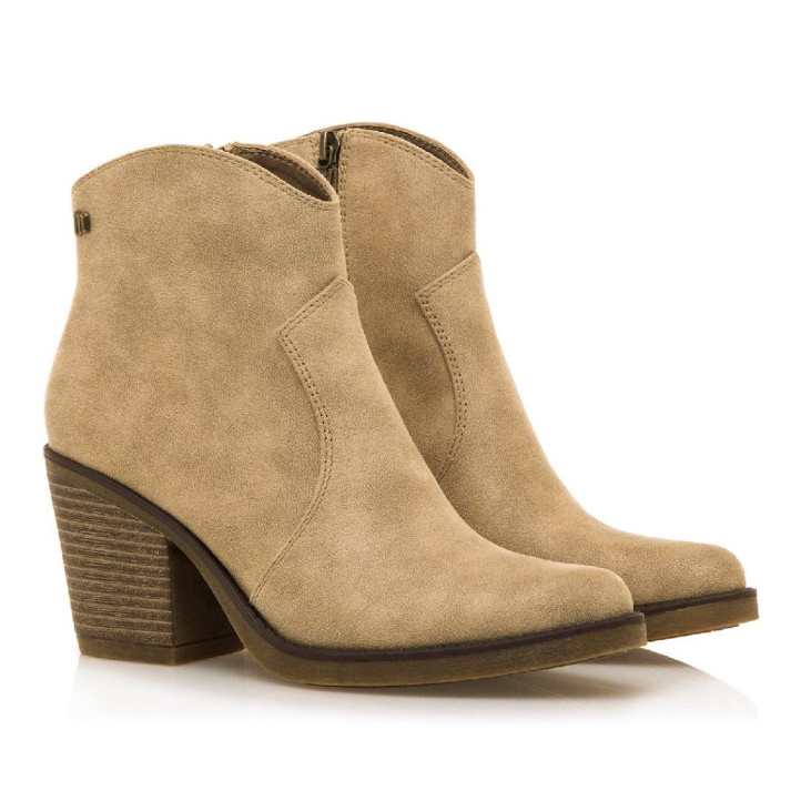 BOTINES DE MUJER MUSTANG TIJUANA BEIGE 54155 59621 - Querol online