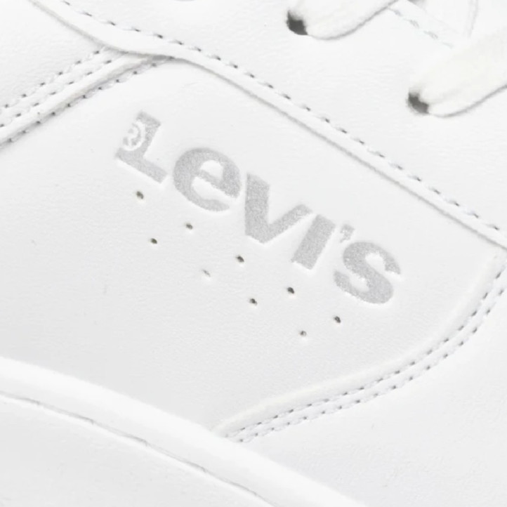 Zapatillas urban Levi's new union blancas con detalles al tono - Querol online