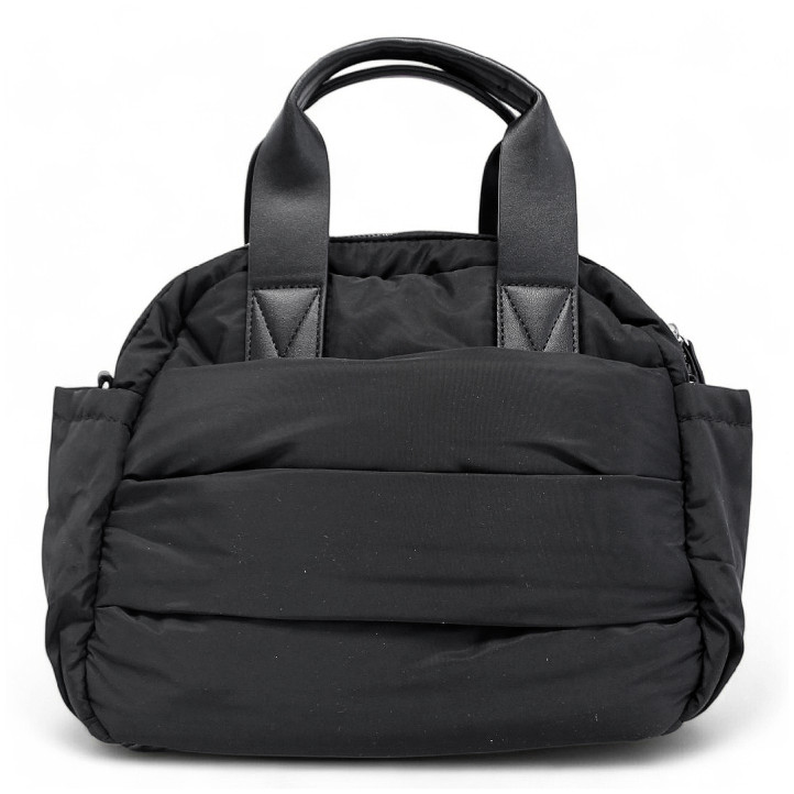 Bolso Querol negro con bolsillos laterales - Querol online