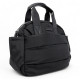 Bolso Querol negro con bolsillos laterales - Querol online