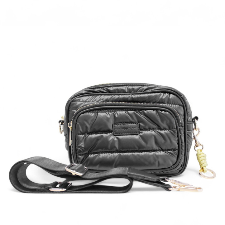 Bolso Querol acolchado con doble bolsillo y charm - Querol online