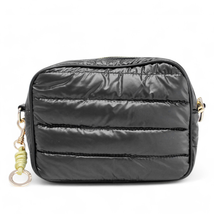 Bolso Querol acolchado con doble bolsillo y charm - Querol online