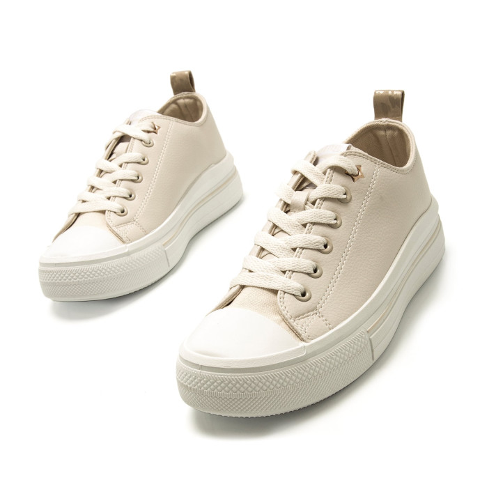 DEPORTIVAS DE MUJER MUSTANG BIGGER-Z BEIGE 60841 59724 - Querol online