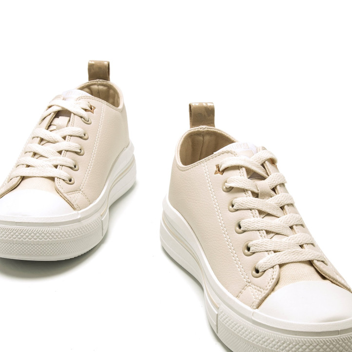 DEPORTIVAS DE MUJER MUSTANG BIGGER-Z BEIGE 60841 59724 - Querol online