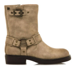 BOTINES DE MUJER MUSTANG BRUNA BEIGE 59833 59619 - Querol online