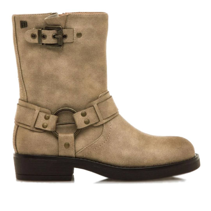 BOTINES DE MUJER MUSTANG BRUNA BEIGE 59833 59619 - Querol online