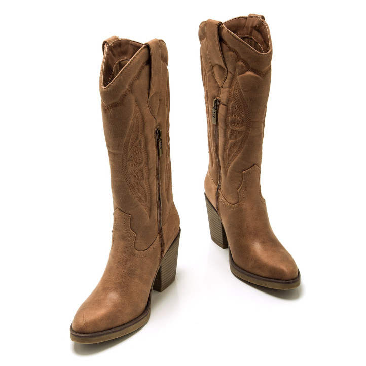 BOTAS DE MUJER MUSTANG TIJUANA MARRON 54154 59633 - Querol online