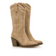 BOTAS DE MUJER MUSTANG TIJUANA BEIGE 54154 59634 - Querol online