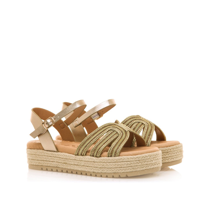 SANDALIAS DE MUJER MUSTANG AMELIE ORO 54501 59624 - Querol online