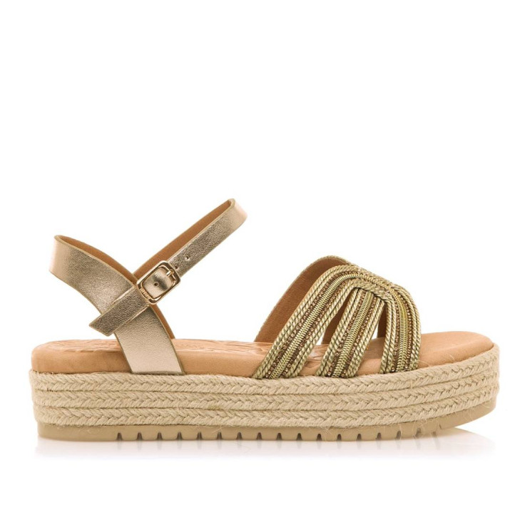 SANDALIAS DE MUJER MUSTANG AMELIE ORO 54501 59624 - Querol online