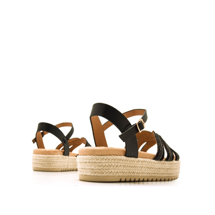 SANDALIAS DE MUJER MUSTANG AMELIE NEGRO 54501 59625 - Querol online