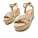 SANDALIAS DE MUJER MUSTANG LITA BEIGE 59553 59630 - Querol online