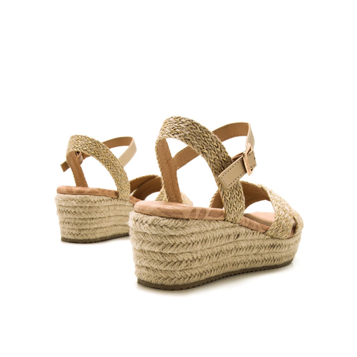 SANDALIAS DE MUJER MUSTANG LITA ORO 59553 59631 - Querol online