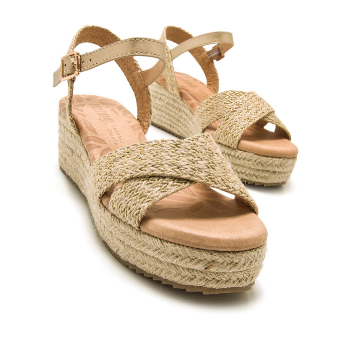 SANDALIAS DE MUJER MUSTANG LITA ORO 59553 59631 - Querol online