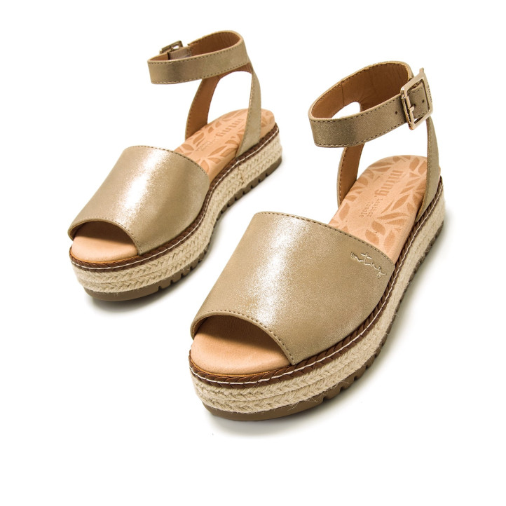 SANDALIAS DE MUJER MUSTANG AMELIE ORO 59617 59627 - Querol online