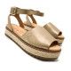 SANDALIAS DE MUJER MUSTANG AMELIE ORO 59617 59627 - Querol online