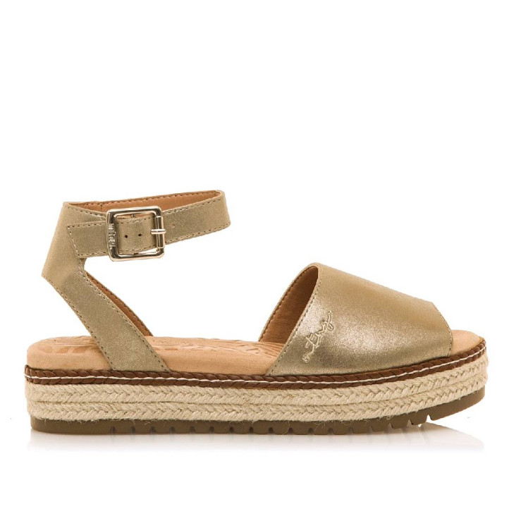 SANDALIAS DE MUJER MUSTANG AMELIE ORO 59617 59627 - Querol online