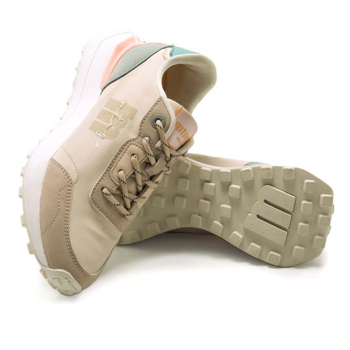 DEPORTIVAS DE MUJER MUSTANG ZINC BEIGE 60779 59719 - Querol online