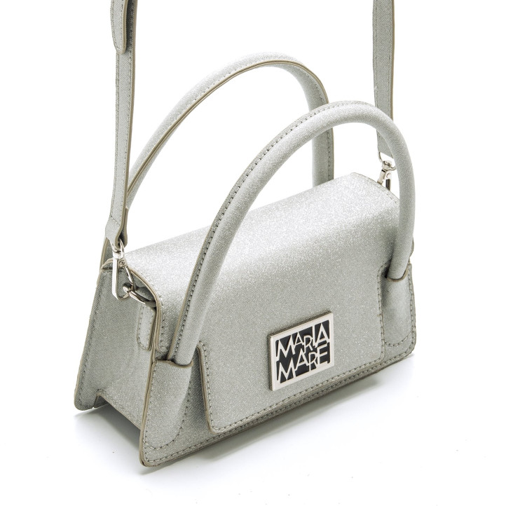 BOLSOS DE MANO DE MUJER MARIAMARE RUSH PLATA RUSH 59871 - Querol online