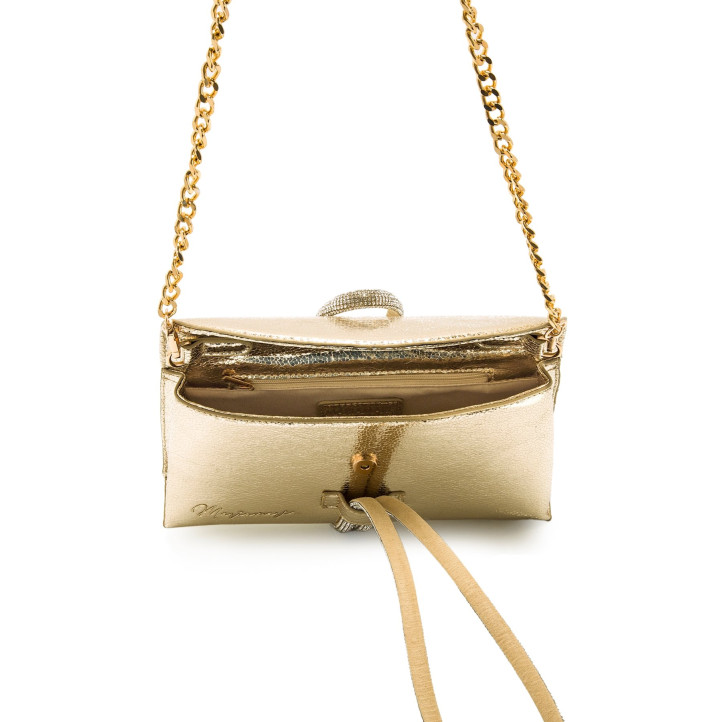 BOLSOS DE MANO DE MUJER MARIAMARE ROUN2 ORO ROUN2 59873 - Querol online