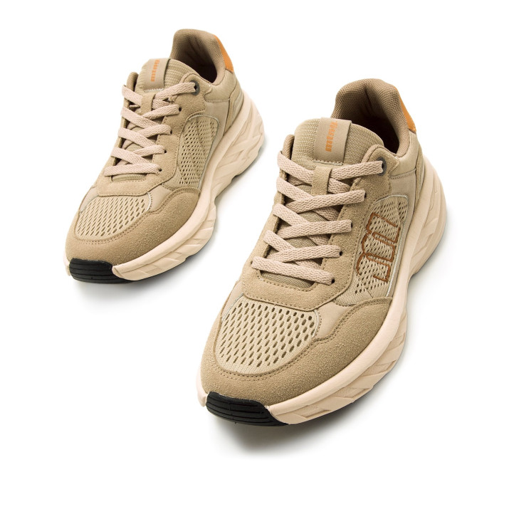 DEPORTIVAS DE HOMBRE MUSTANG SINAKA BEIGE 84662 59784 - Querol online