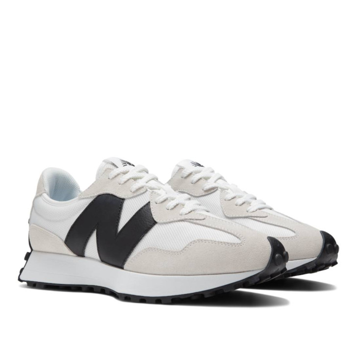 Zapatillas deportivas New Balance 327 white con black para hombre - Querol online