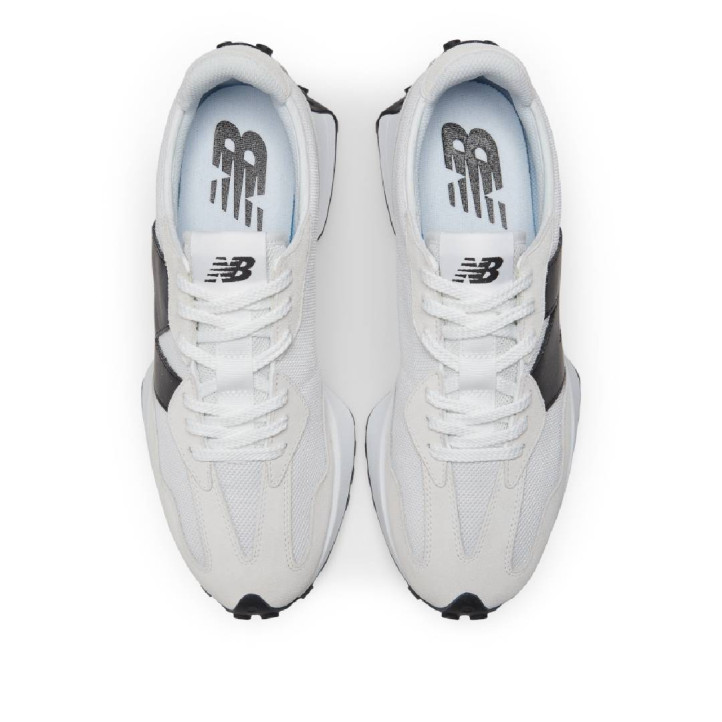 Sabatilles esportives New Balance 327 white amb black per a home - Querol online