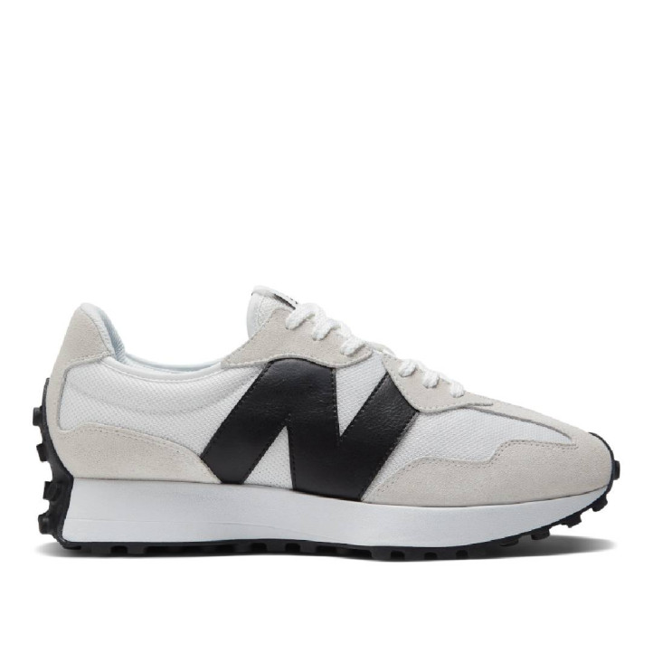 Sabatilles esportives New Balance 327 white amb black per a home - Querol online