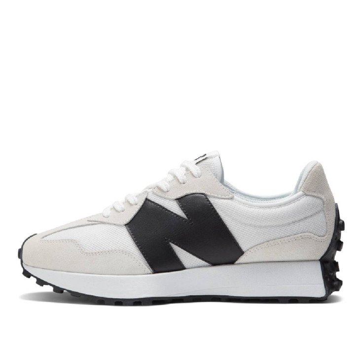 Sabatilles esportives New Balance 327 white amb black per a home - Querol online