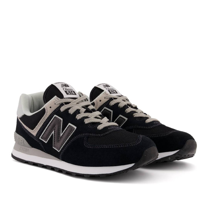 Sabatilles esportives New Balance 574 core black con white per a home - Querol online