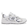 Zapatillas deportivas New Balance ML408A white con blue para mujer