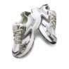 Zapatillas urban Mustang electra plateadas con detalles en gris