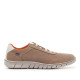 Zapatos sport Baerchi taupe con cordones elásticos - Querol online