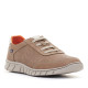 Zapatos sport Baerchi taupe con cordones elásticos - Querol online