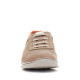 Zapatos sport Baerchi taupe con cordones elásticos - Querol online