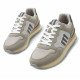 Zapatillas deportivas Mustang joggo track diferentes texturas y tonos grises - Querol online