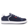 Zapatillas deporte Levi's boulevard 2.0 azules con detalles blancos