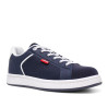 Zapatillas deporte Levi's boulevard 2.0 azules con detalles blancos