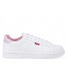 Zapatillas deporte Levi's avenue blancas con detalles rosas