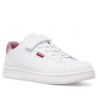 Zapatillas deporte Levi's avenue blancas con detalles rosas