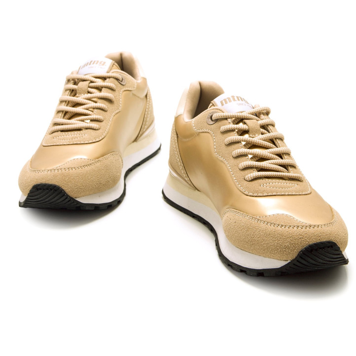 DEPORTIVAS DE MUJER MUSTANG JOGGO BEIGE 60439 60416 - Querol online