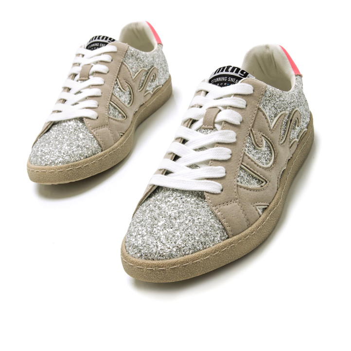 DEPORTIVAS DE MUJER MUSTANG BOWIE PLATA 60572 59672 - Querol online